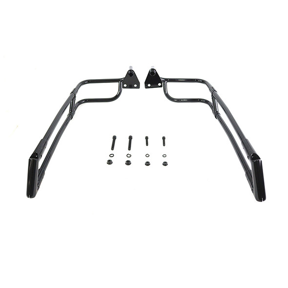 V-Twin - Black Saddlebag Rail Set fits '14-Up FLT Model (Except FLHRC, FLHRSE, FLHXSE and FLTRXSE (OEM #902019-02))
