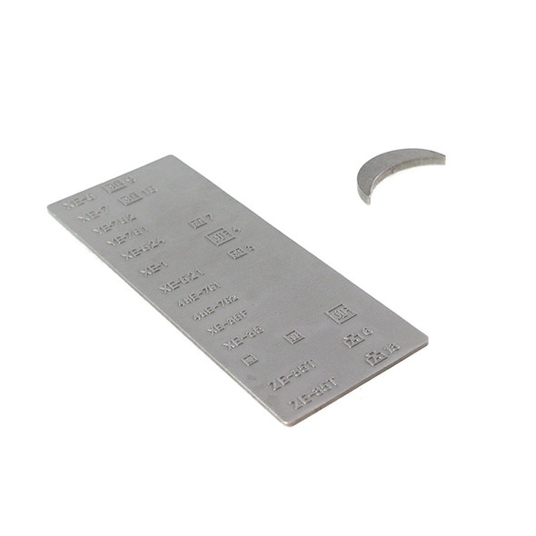 V-Twin - Forging Number Plate with Neck Extension Set fits '47 FL/EL Models