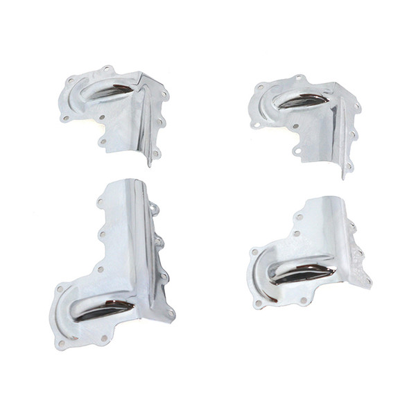 V-Twin - Chrome Knucklehead Rocker Tin Set fits '36-'47 EL, '41-'47 FL Model