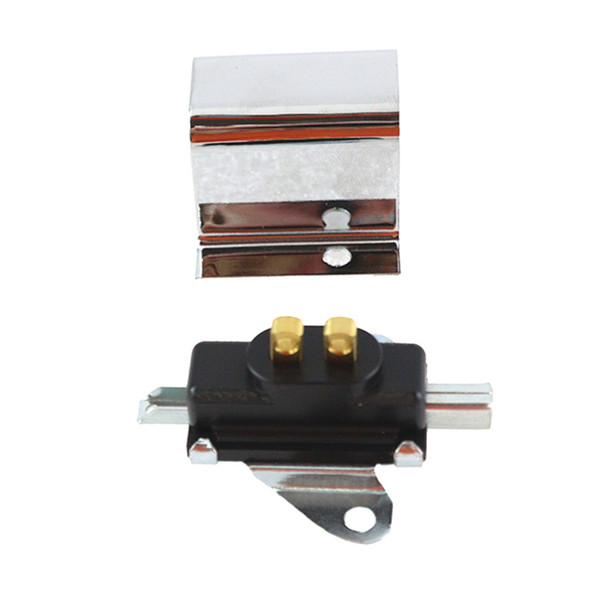 V-Twin - Chrome Indian Brake Switch with Cover fits '37-'53 Chief Model