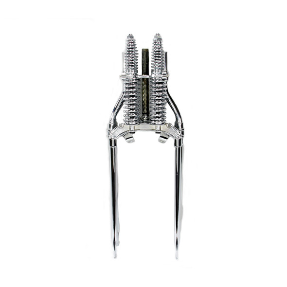 V-Twin - 18" Chrome Spring Fork Assembly fits '41-'57 G, '37-'52 Chief, '36-'52 W Models