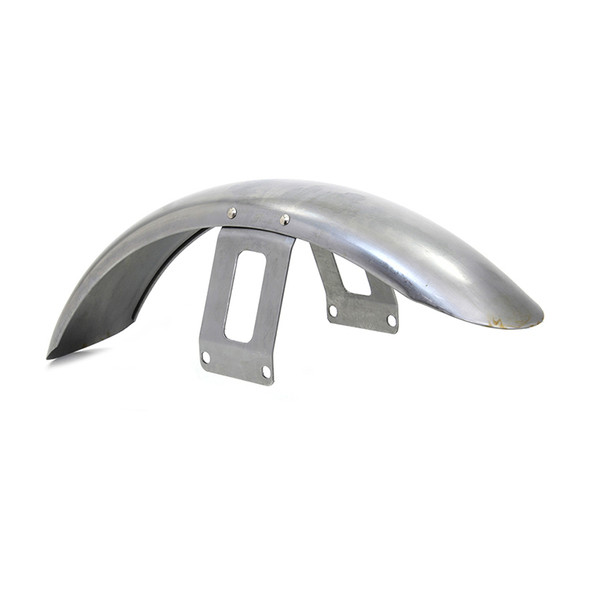 Wyatt Gatling - Raw Steel Front Fender fits '80-'86 FXWG, '91-'05 FXDWG, '84-'16 FXST Models