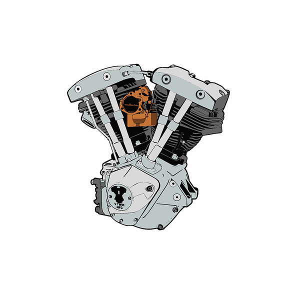 V-Twin - Nose Cone Shovelhead Patches