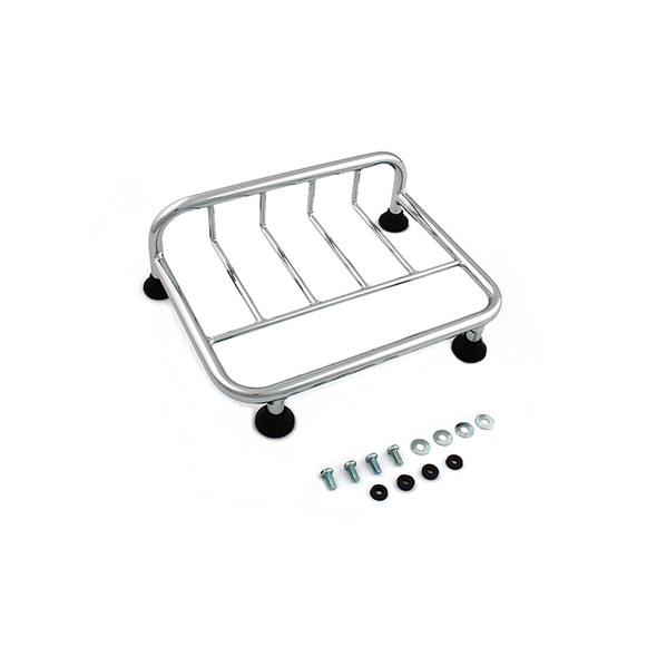 Wyatt Gatling - Chrome Touring Luggage Rack fits '49-'65 FL Model