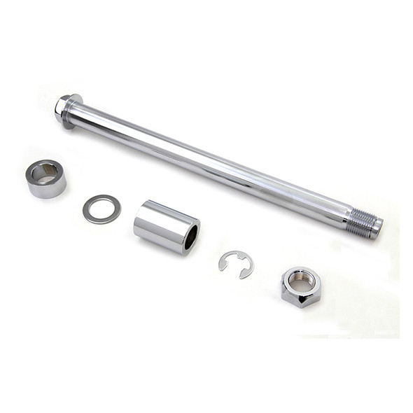V-Twin - Chrome Rear Axle Kit fits '08-'17 FXD Model (OEM #41114-08)