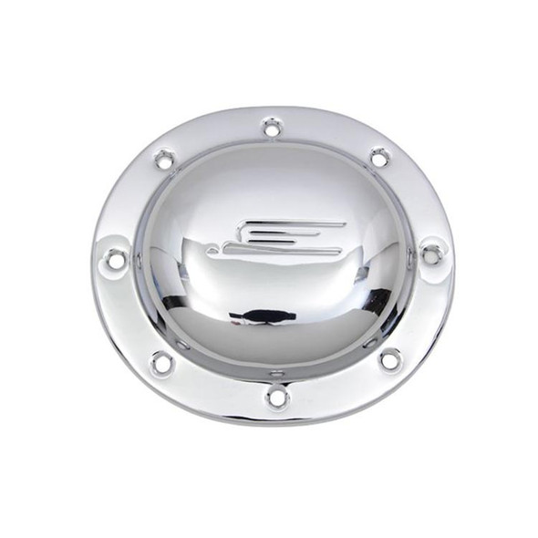 V-Twin - Chrome Bird Style Derby Cover fits '37-'48 UL, '36-'40 EL, '41-'63 GE Models
