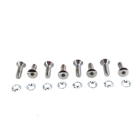 Colony - 9828-16 Chrome Tappet Block Screw Kit fits Special Application for Using Pre 1976 Tappet Blocks