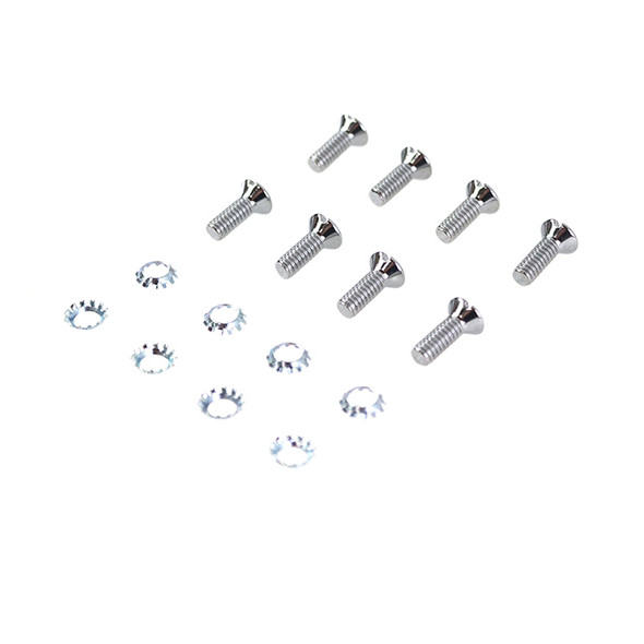 Colony - 9814-16 Chrome Tappet Block Screw Kit fits Special Application for Using Pre 1976 Tappet Blocks