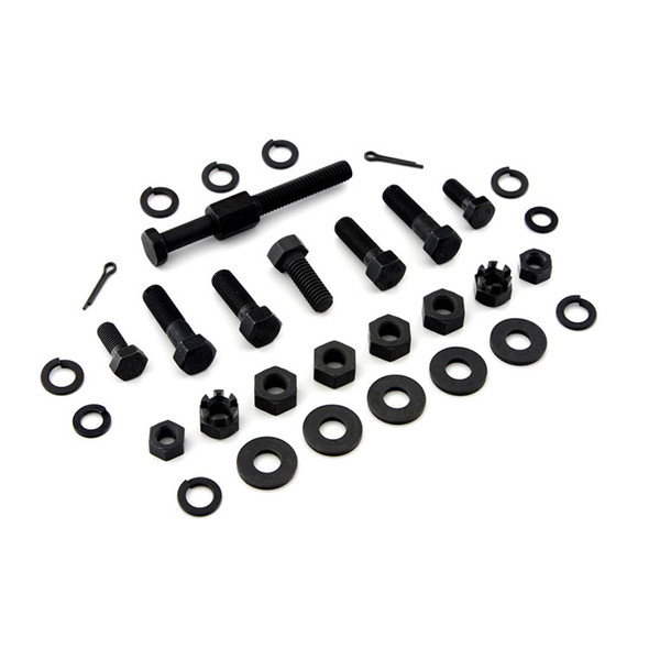Colony - 9695-26 Parkerized Transmission Mount Kit fits '37-'48 UL, '36-'40 EL, '41-'64 FL Models