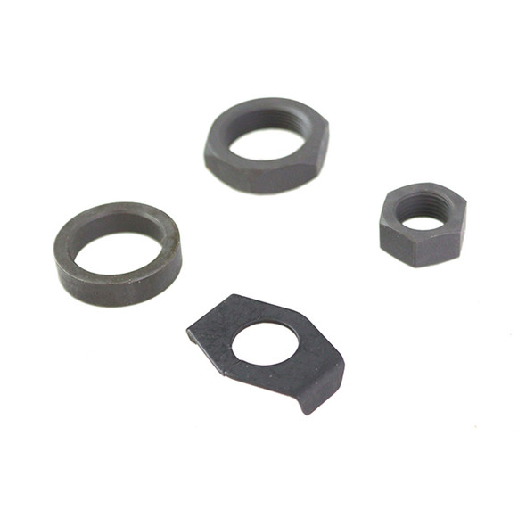 Colony - 9692-4 Parkerized Rear Axle Nut and Lock Kit fits '41-'72 FL, '37-'48 UL, '71-'72 FX Models