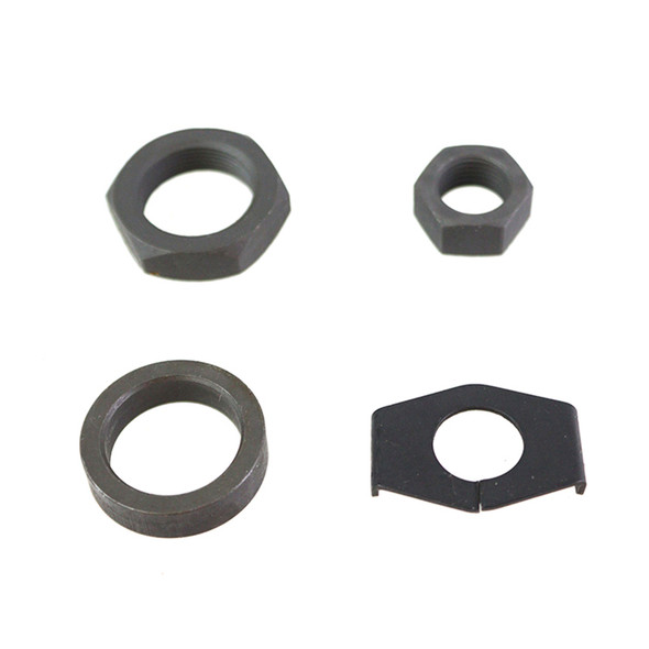 Colony - 9692-4 Parkerized Rear Axle Nut and Lock Kit fits '41-'72 FL, '37-'48 UL, '71-'72 FX Models