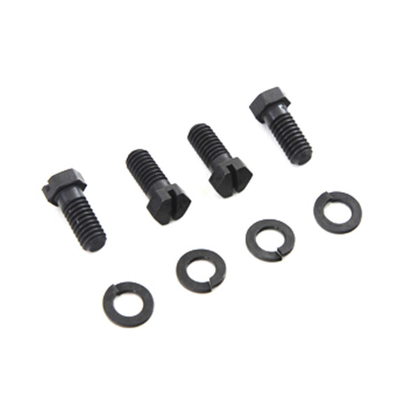 Colony - 9672-8 Parkerized Linkert Carburetor Mount Screws fits '39-'47 UL, '39-'40 EL, '41-'47 FL Models (OEM #27422-39)