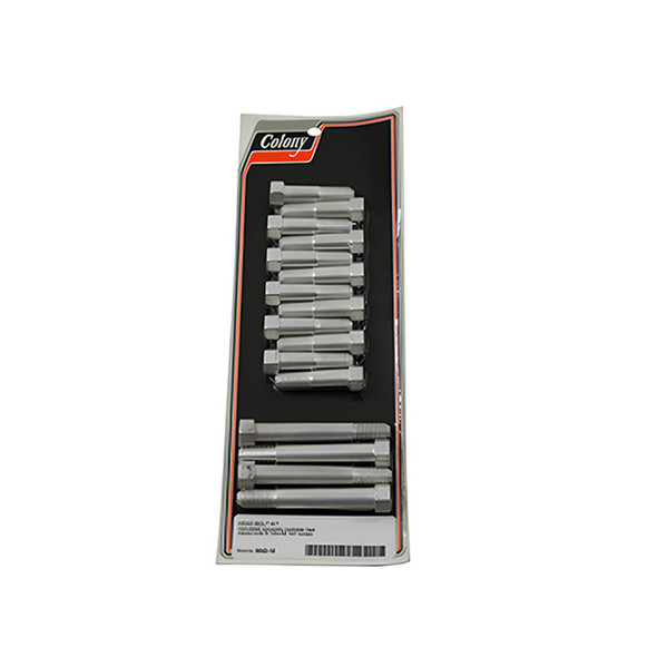 Colony - 9643-16 Cadmium Headbolt Kit fits '54-'56 K Model
