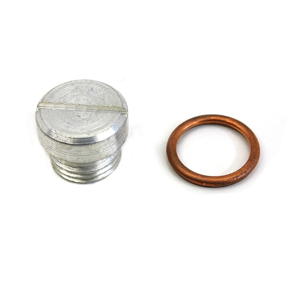 Colony - 9604-2 Cadmium Oil Pump Screen Plug fits '52-'65 FL Model