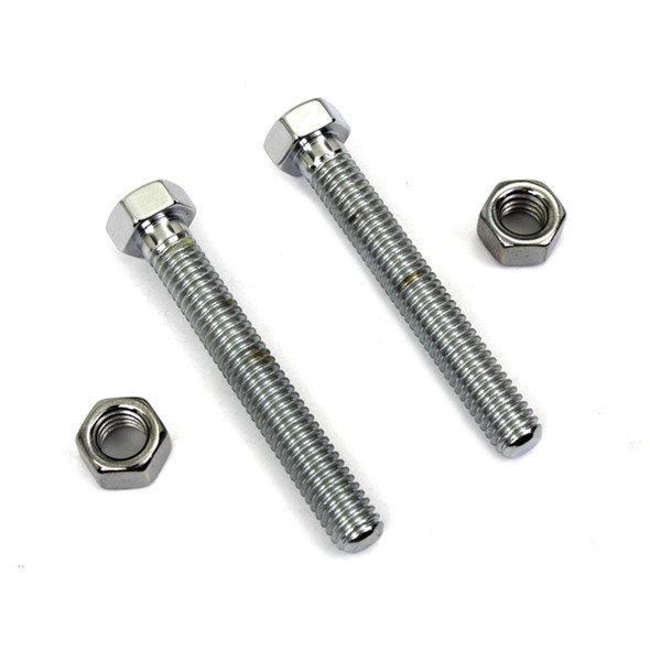 Colony - 9515-2 Chrome Rear Axle Adjuster Screw fits '93-Up FLST/FXST Models (OEM #47579-93)
