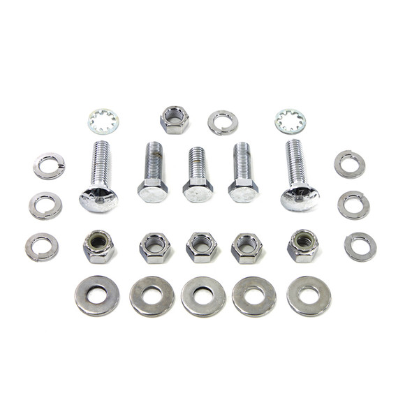 Colony - 9420-21 Chrome Transmission Mount Kit fits '84-'85 FXST, '80-'85 FX, '77-'84 FL Models