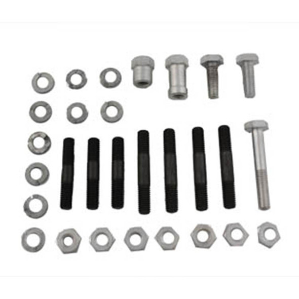 Colony - 9409-22 Cadmium Scavenger Oil Pump Mount Kit fits '37-'52 WL, '37-'73 G Models