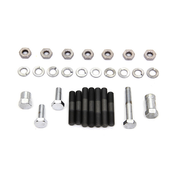 Colony - 9408-22 Chrome Oil Pump Mount Kit fits '37-'52 WL, '37-'73 G Models