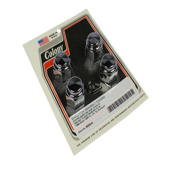 Colony - 9002-4 Cap Headbolt Cover fits '86-'98 FXST/FLT/FLST, '91-'98 FXD, 86-94 FXR Models - Chrome