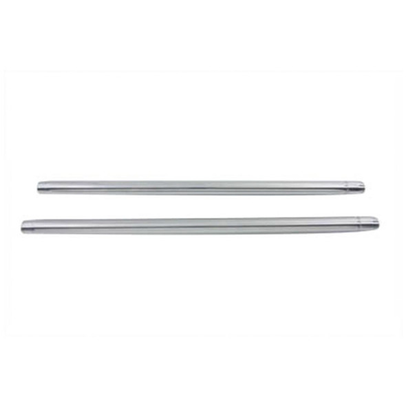 V-Twin - Chrome 35mm Fork Tube Set w/ 25-1/2" Length fits '73-'77 FX, '73-'74 Sportster Models
