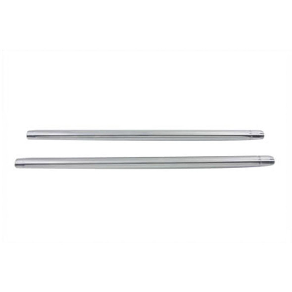 V-Twin - Chrome 35mm Fork Tube Set w/ 27-1/2" Length fits '73-'77 FX, '73-'74 Sportster Models