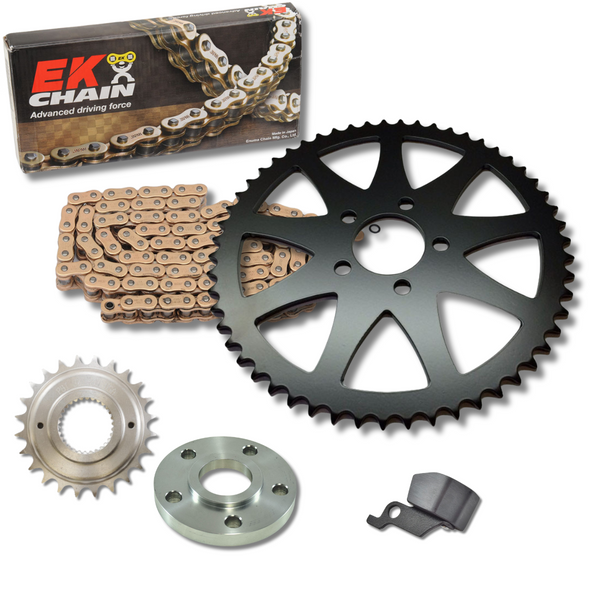 Bung King - Chain Conversion Kit 24/55 or 24/60 fits '06 -'17 Harley Dyna Models