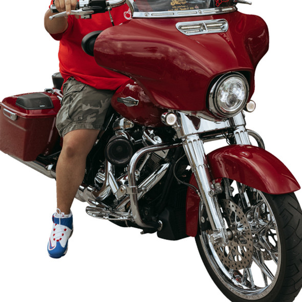 Custom Dynamics - Amber/White LED Vent Insert fits '14-'23 Touring Models (OEM #292000-07)