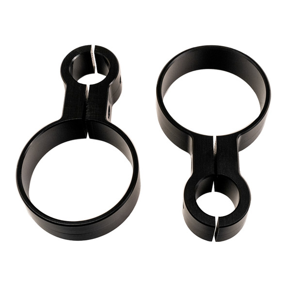 Hofmann Designs - Black Shock Reservoir Mounts fits L'23-'24 CVO & FLH/FLT Models