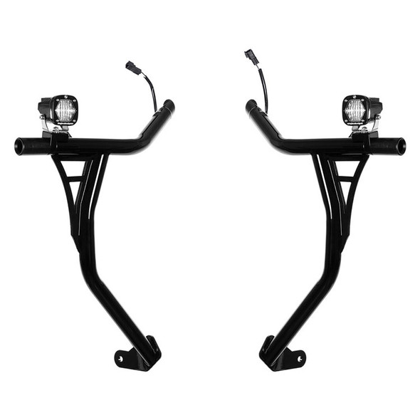 Santoro Fabworx - Extreme Crash Bar Sliders W/ Anodized Bezels