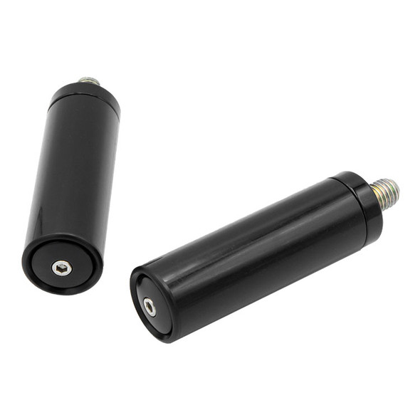 Santoro Fabworx - Extreme Crash Bar Sliders W/ Anodized Bezels & Caps fits '17-'24 FLT/FLH Models