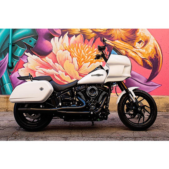 Thunderheader - Black X-Series Standard Exhaust w/Heat Shields fits '18-'24 Low Rider ST, Heritage & Sport Glide Models