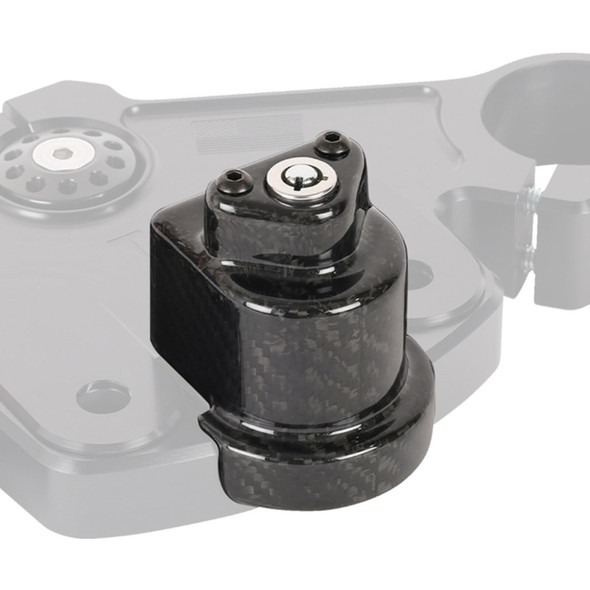 Thrashin Supply Co. - Carbon Fiber Cover Steering Lock - fits '24 & Up Road Glide Models