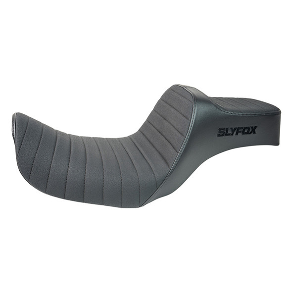 Slyfox - Vinyl Classic Stitch Highnoon Seat fits '12-'16 Dyna Model