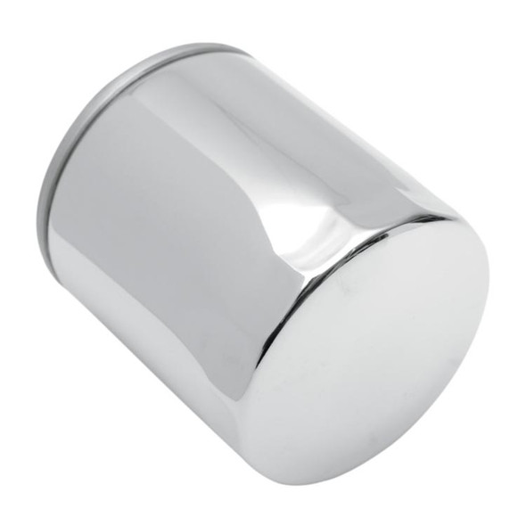 Drag Specialties - 3-1/4" Chrome Magnetic Ring Oil Filter fits '17-'24 M-Eight, '99-'17 Twin Cam Models (OEM #63731-99A, 63798-99)