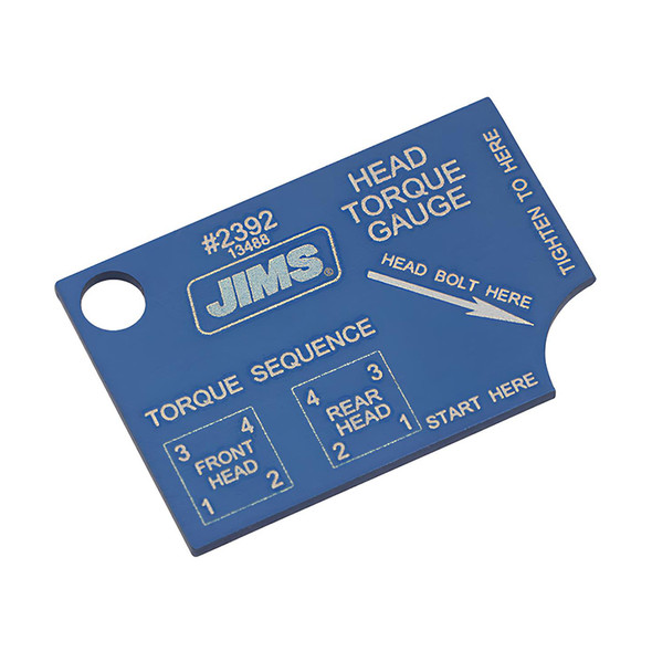Jims - 2392 Head Bolt Torque Gauge fits all Twin Cam & Evolution Engines Models