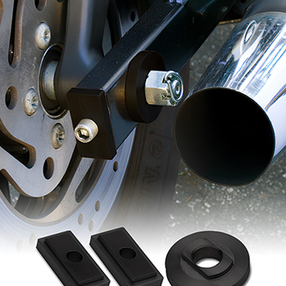 Jims - 1747 Lockdown Axle Kit fits '86-'04 Sportster Models