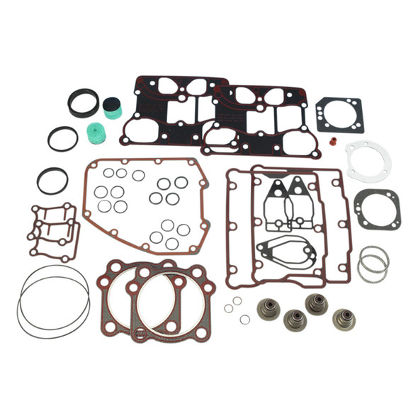 James Gasket - Top End Gasket Kit fits '05-'17 Twin Cam 88”/96” Models (0.036” Head Gaskets, Metal w/ Silicone Rocker Gaskets (OEM #17054-05))