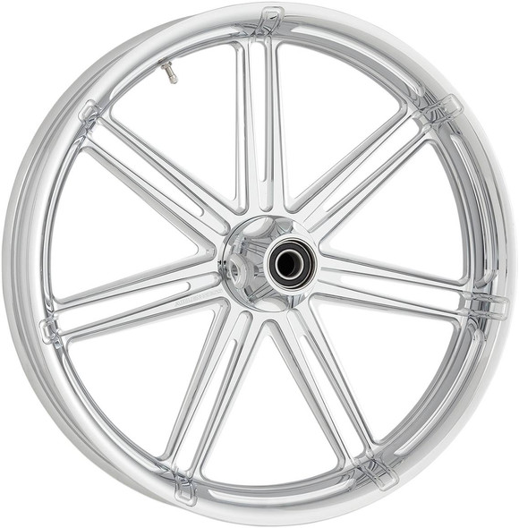 Arlen Ness - 10302-204-6008 - Wheel - 7-Valve - Front - Dual Disc/With ABS - Chrome - 21x3.5