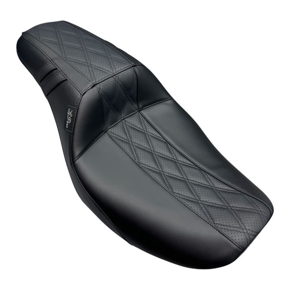 Le Pera - GT2 Inlay Outcast Daddy Long Legs Seat fits '24 FLHX/​FLTRX/​FLTRXSTSE, '23-'24 FLHXSE/​FLTRXSE Models