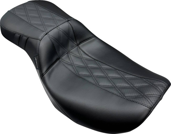 Le Pera - GT2 Inlay Outcast Daddy Long Legs 2Up Seat w/o Backrest fits '24 FLHX/​FLTRX/​FLTRXSTSE, '23-'24 FLHXSE/​FLTRXSE Models