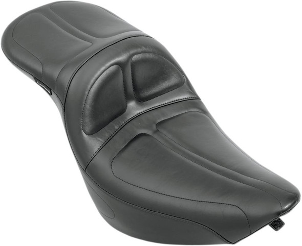 Le Pera - Black Stitched Maverick Daddy Long Legs Seat fits '06-'10 FXST, '07-'17 FLSTF/B Models (Except FXSTD/​FXSTSSE)