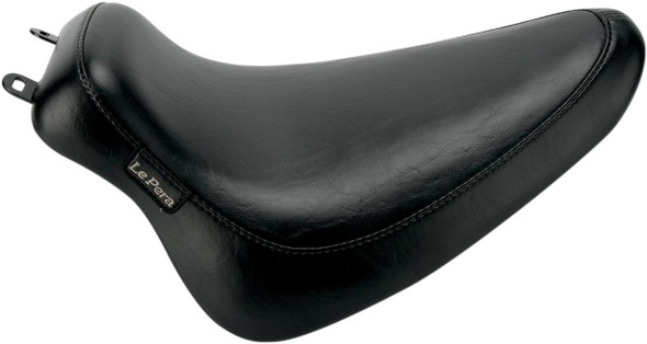 Le Pera - Black Smooth Silhouette Solo Seat fits '08-'17 FLSTC/N Models