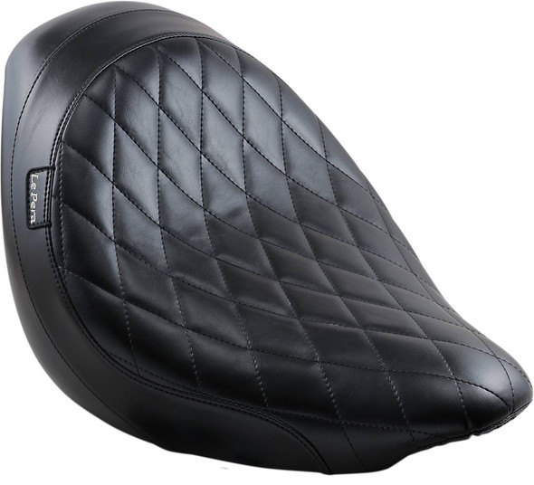 Le Pera - Diamond Sanora Sport Seat fits '06-'10 FXST, '07-'17 FLSTF/B Models (Except FXSTD/​FXSTSSE)