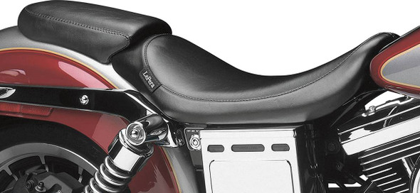 Le Pera - Black Smooth Bare Bones Pillion Pad fits '06-'17 Dyna Models