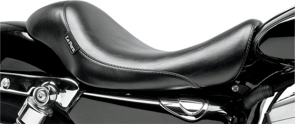 Le Pera - Black Smooth Silhouette Solo Seat fits '07-'09 Sportster Models w/ 4.5 Gal. Tank