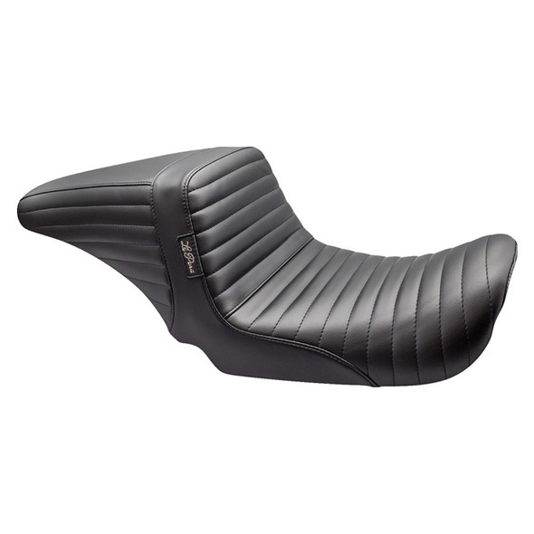 Le Pera - Black Kickflip Up Front Seat fits '06-'17 FXD/​FXDWG/​FLD/​FXDB/​FXDC/​FXDF/​FXDL Models