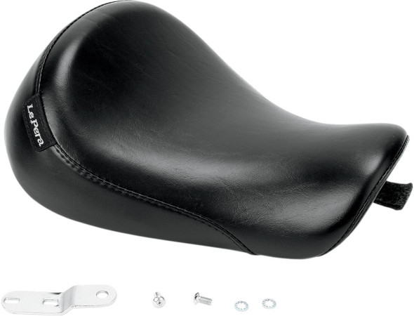 Le Pera - Black Smooth Silhouette Solo Seat fits '04-'06, '10-'20 Sportster 883/​1200 Models w/ 4.5 Gal. Tank