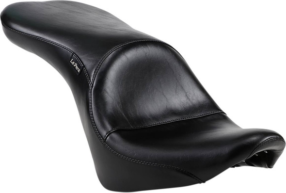 Le Pera - Black Smooth Maverick Seat without Backrest fits '18-'24 FXBB/​FXBBS/​FXST, '18-'21 FLSL Models