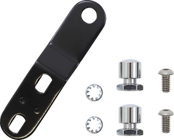 Le Pera - Black Bare Bones Pillion Pad fits '18-'24 FXBB/​FXBBS/​FXST, '18-'21 FLSL Models