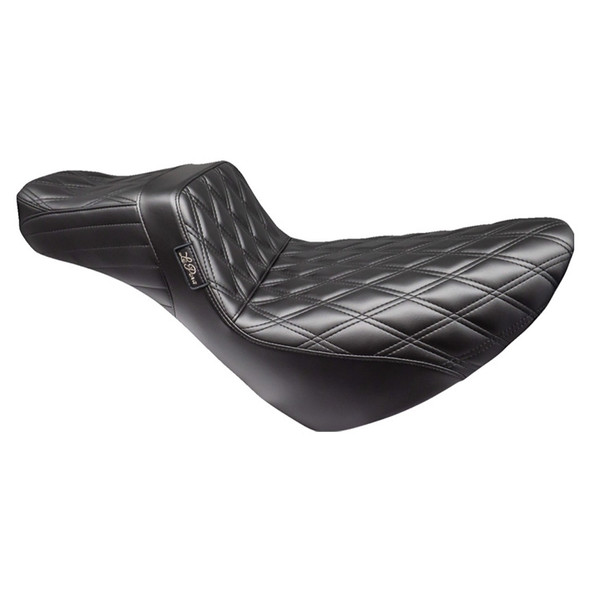 Le Pera - Black Tailwhip Daddy Long Legs Low Rider Seat fits '18-'24 FXLR/​FXLRS/​FXLRST, '18-'21 FLSB Models